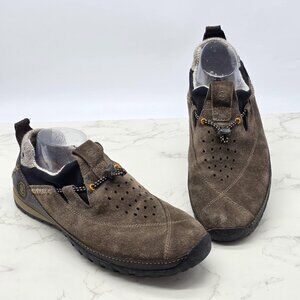 Timberland Smartwool Power Lounger Shoes Mens 9.5 Brown Suede Leather Slip On